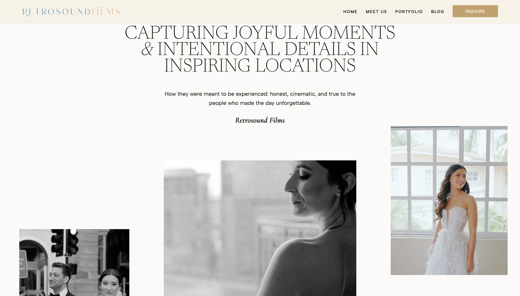 Retrosound Films editorial positioning section